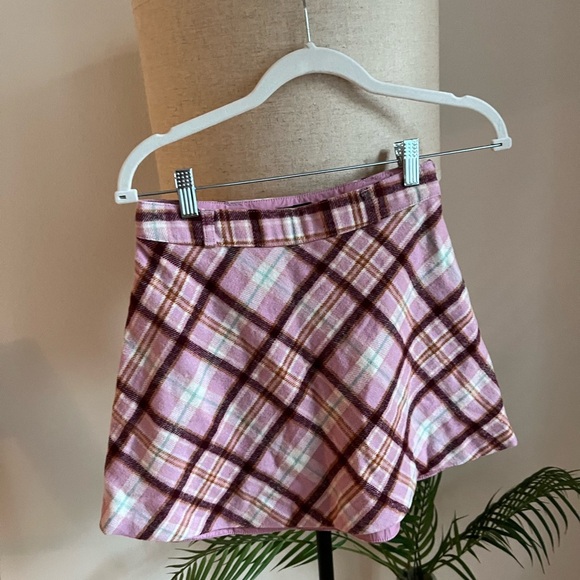 Forever 21 skirt plaid pink small - Picture 6 of 6